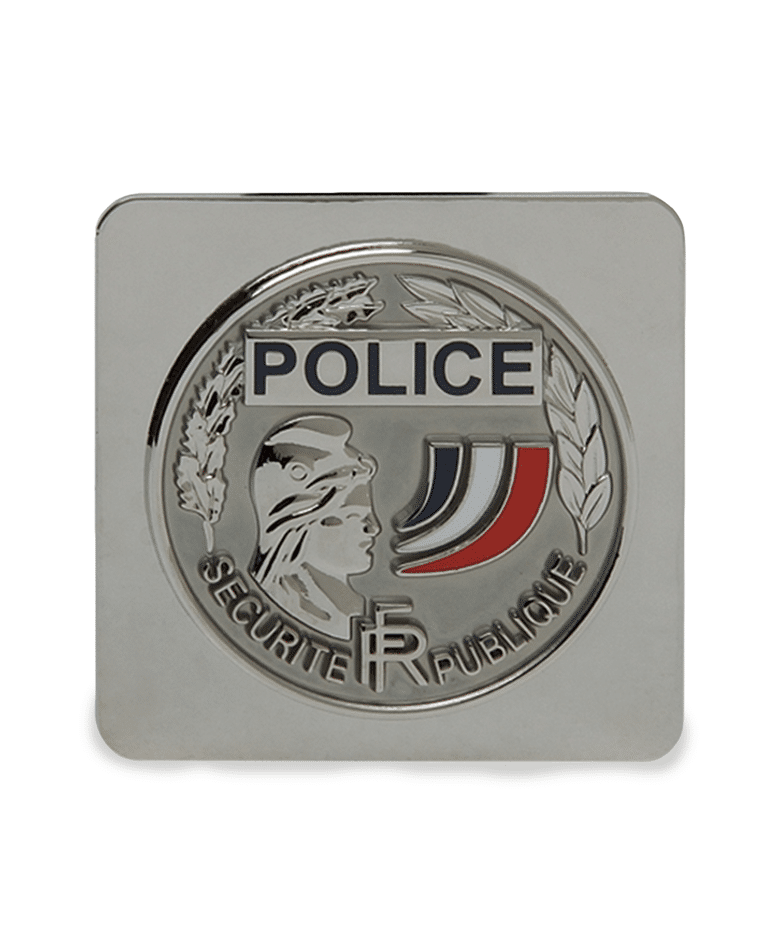 Porte médaille et grade Police