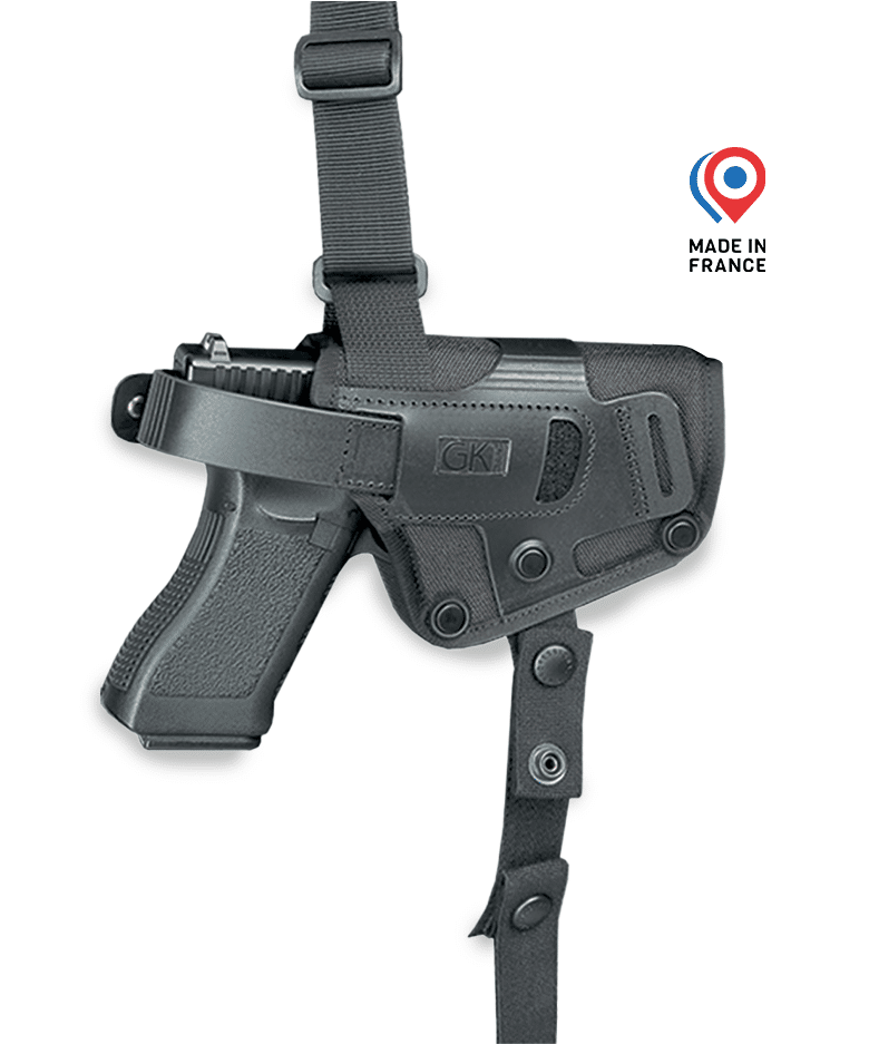 Double holster d'épaule - Arme de poings - Noir - BlackOpe